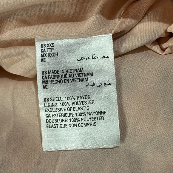 Bar III XX-Small Romper Jumpsuit Wide Leg Keyhole V-Neck Spaghetti Straps Ikat - Picture 11 of 11